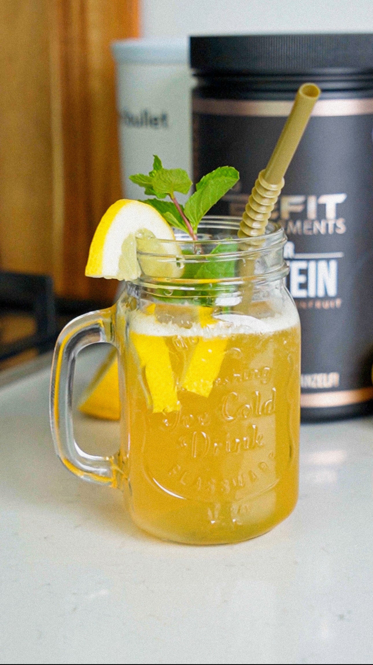 Clear Protein Lemonade | Mango-Passionfruit